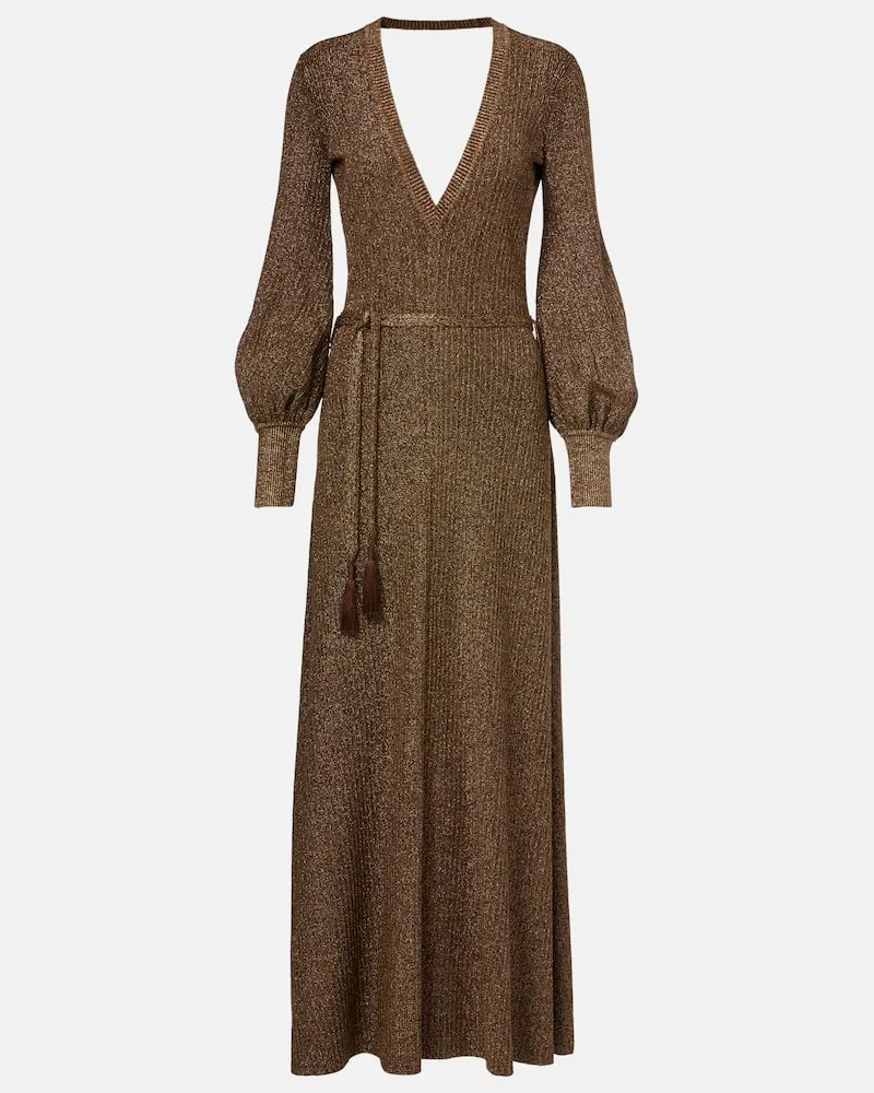 Tom Ford Maxikleid Metallic