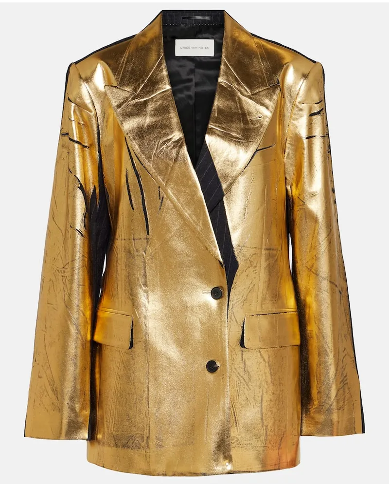 Dries van Noten Blazer Gold