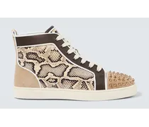 High-Top Sneakers Lou Spikes aus Leder