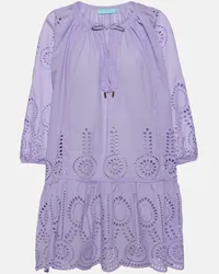 Melissa Odabash Kaftan Ashley aus Baumwolle Lila