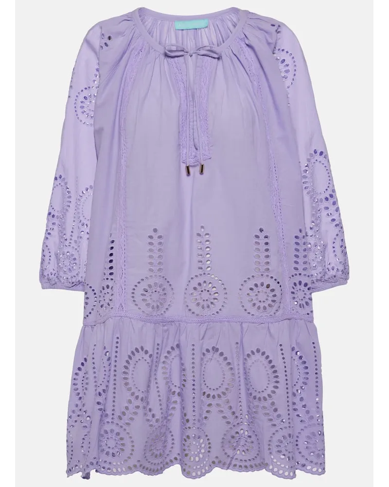 Melissa Odabash Kaftan Ashley aus Baumwolle Lila