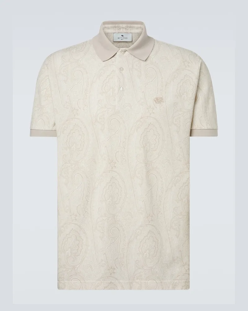 Etro Polohemd aus Baumwolle Weiß