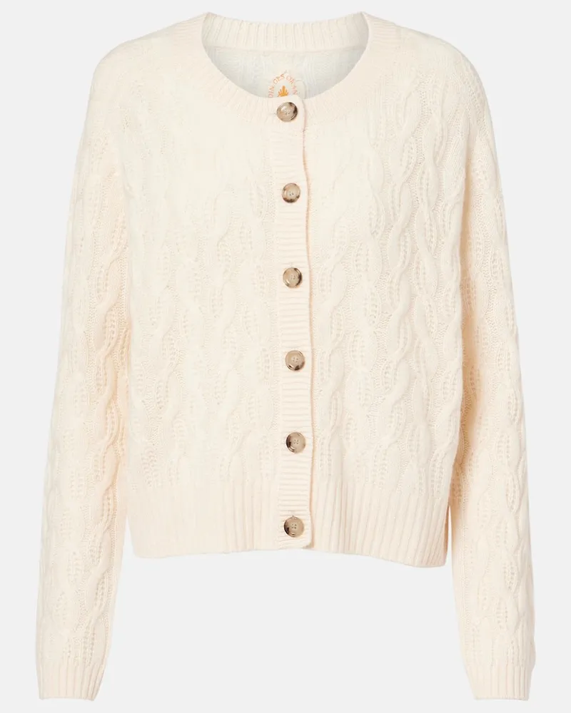 Jardin des Orangers Cardigan aus Kaschmir Beige