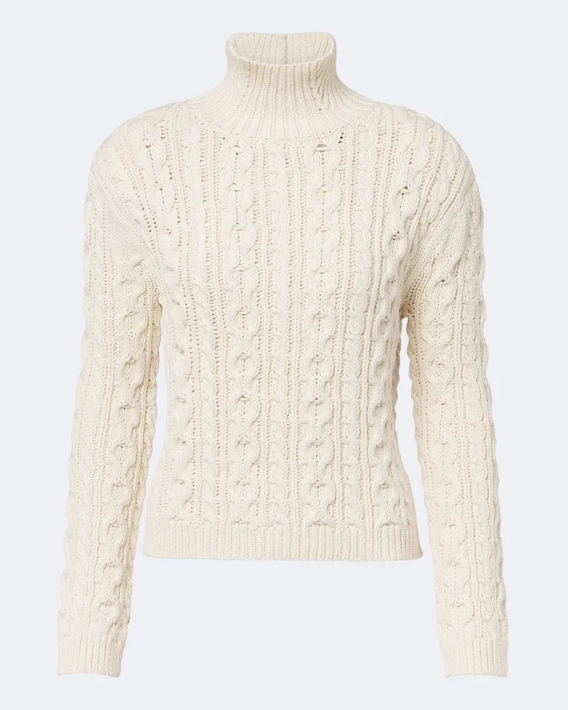 Róhe Róhe Pullover aus einem Baumwollgemisch Weiß
