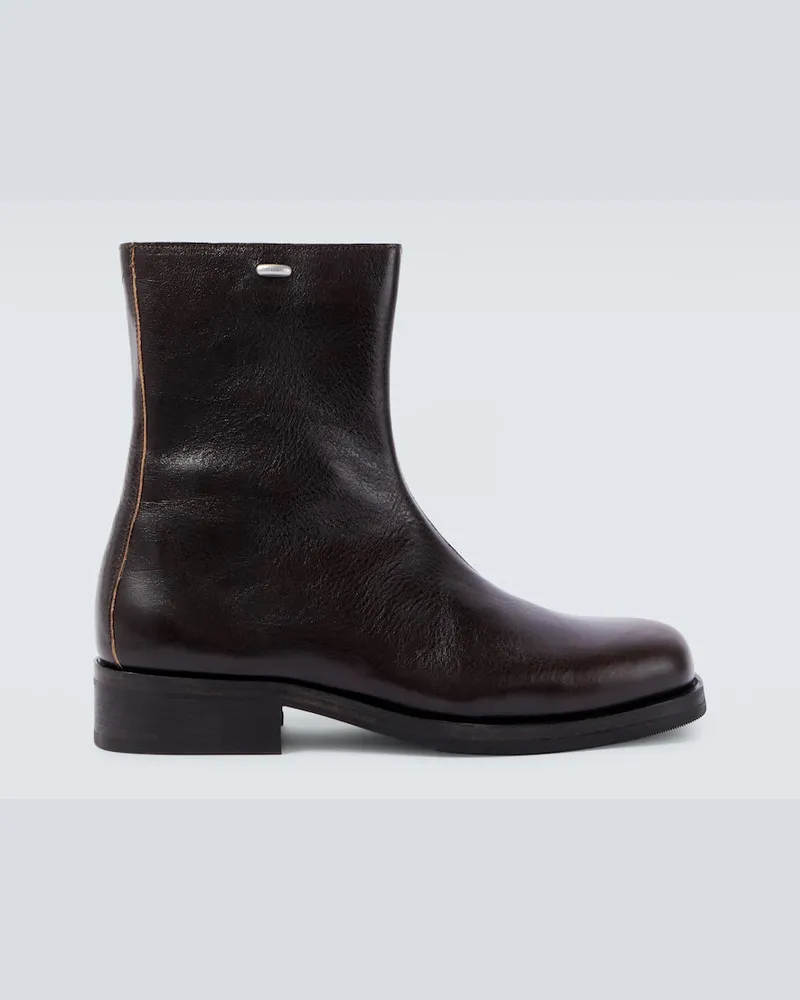 Our Legacy Chelsea Boots Camion aus Leder Braun
