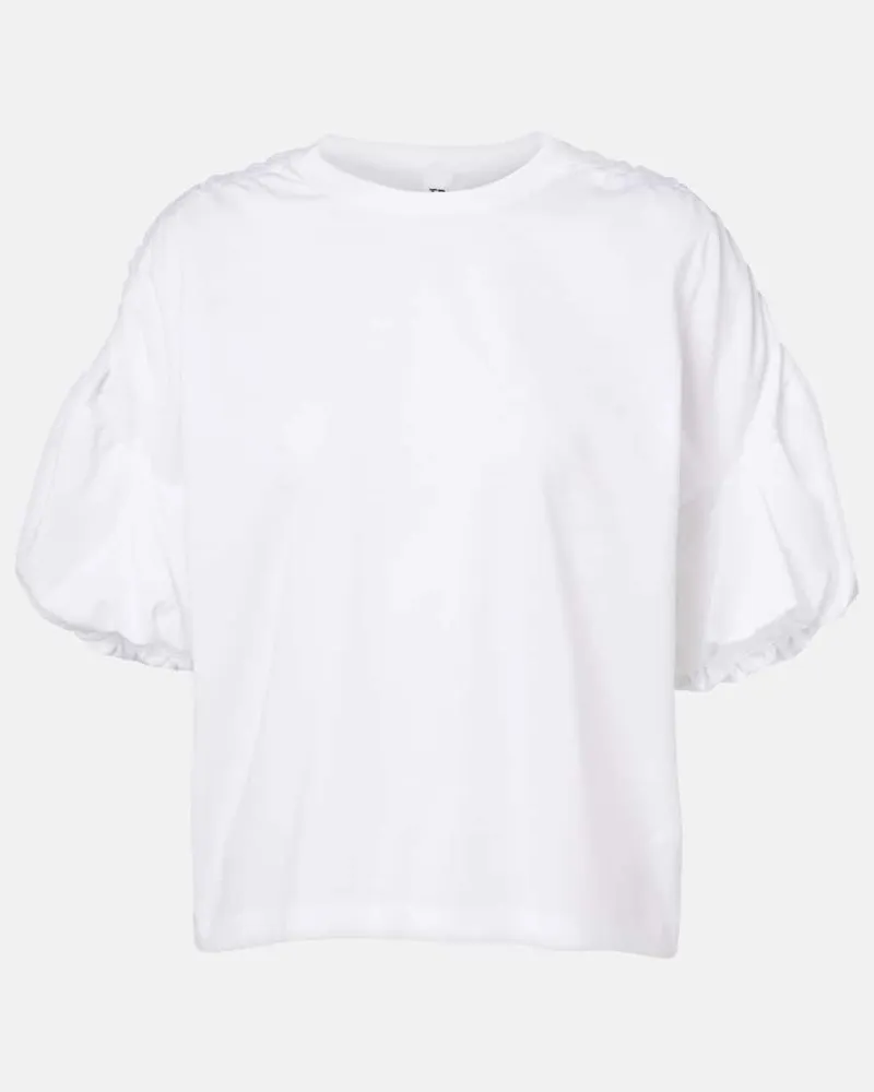 Noir Kei Ninomiya T-Shirt aus Baumwoll-Jersey Weiß