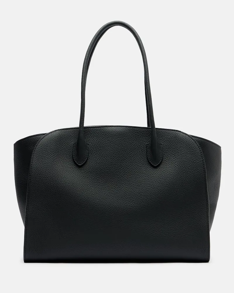 The Row Tote Bag Marlo Medium aus Leder Schwarz