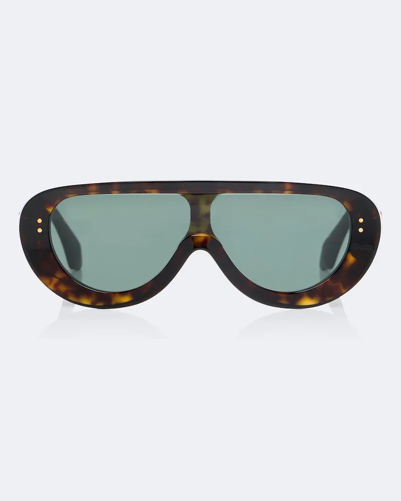 Versace Eckige Sonnenbrille Peggy Braun