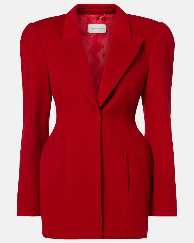 Magda Butrym Blazer aus Wolle Rot