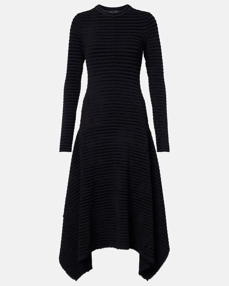 Proenza Schouler Midikleid Didi aus Strick Schwarz