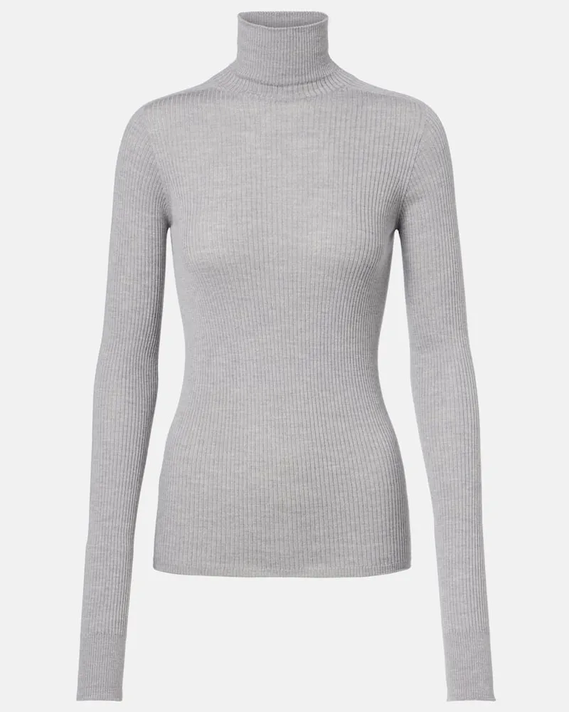 SPORTMAX Rollkragenpullover Niagra aus Schurwolle Grau