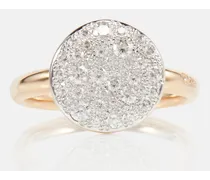 Sabbia Ring aus 18kt Rosegold mit Diamanten