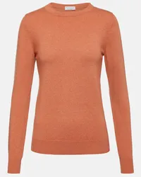 Brunello Cucinelli Pullover aus Kaschmir Orange