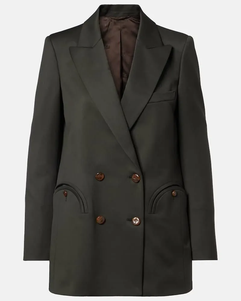 Blazé Milano Blazé Milano Blazer Everyday aus Wolle und Mohair Grün