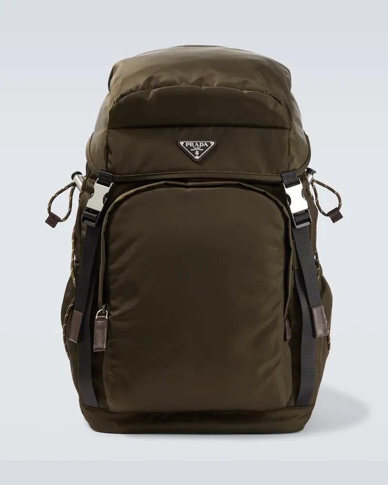 Prada Rucksack Prada Speedrock aus Re-Nylon Grün