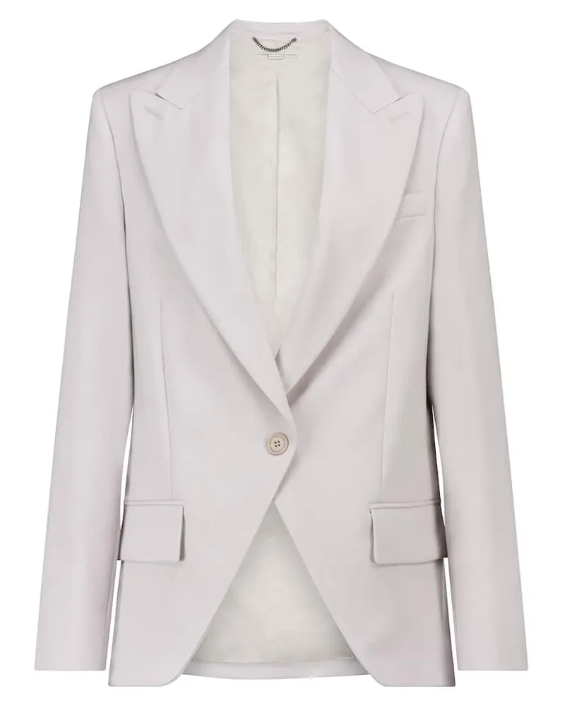 Stella McCartney Blazer Lindsey aus Wolle Grau