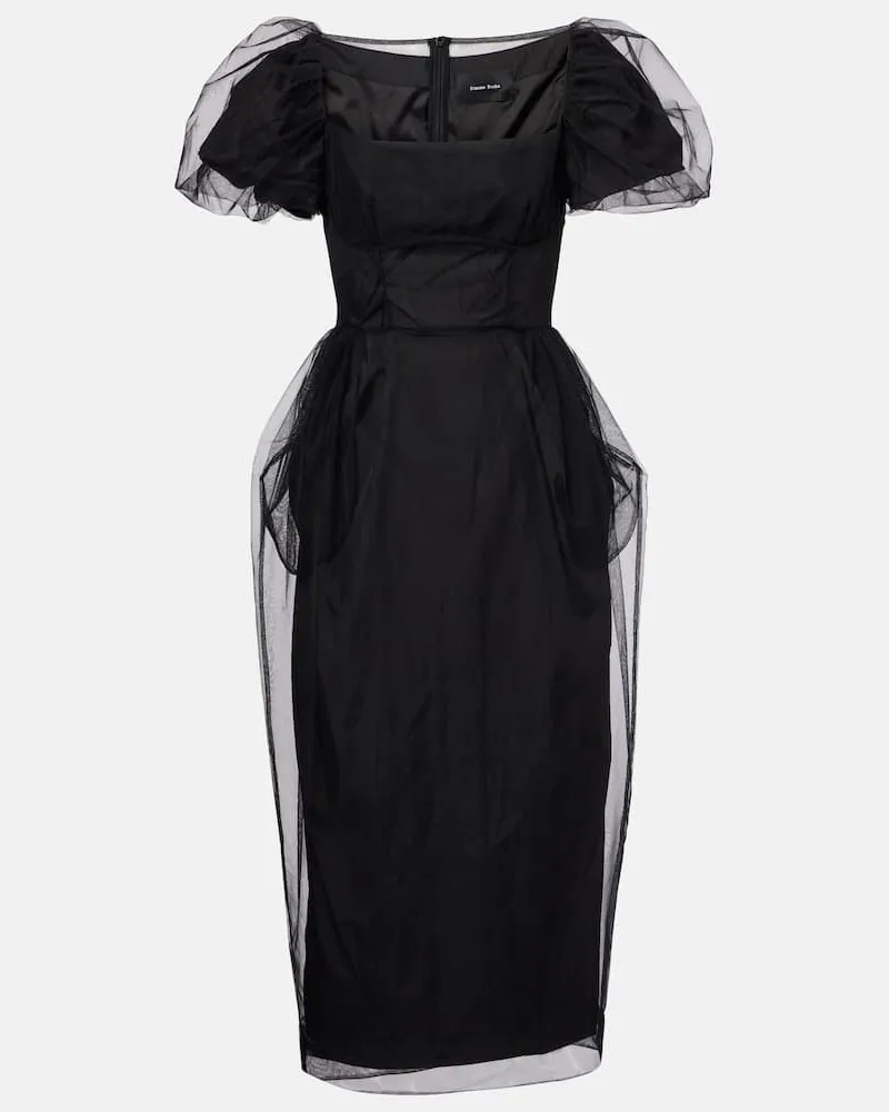 Simone Rocha Cocktailkleid Schwarz