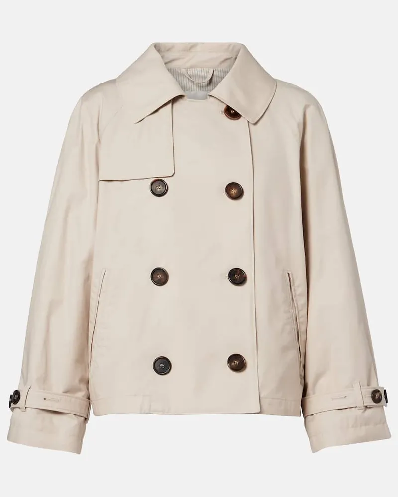 Max Mara The Cube Jacke Tesoro aus Twill Beige