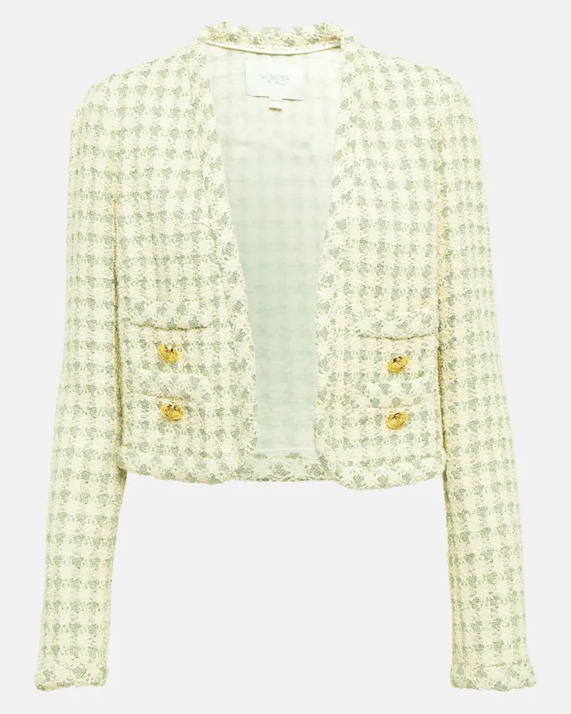 Giambattista Valli Cropped-Jacke aus Tweed Pink