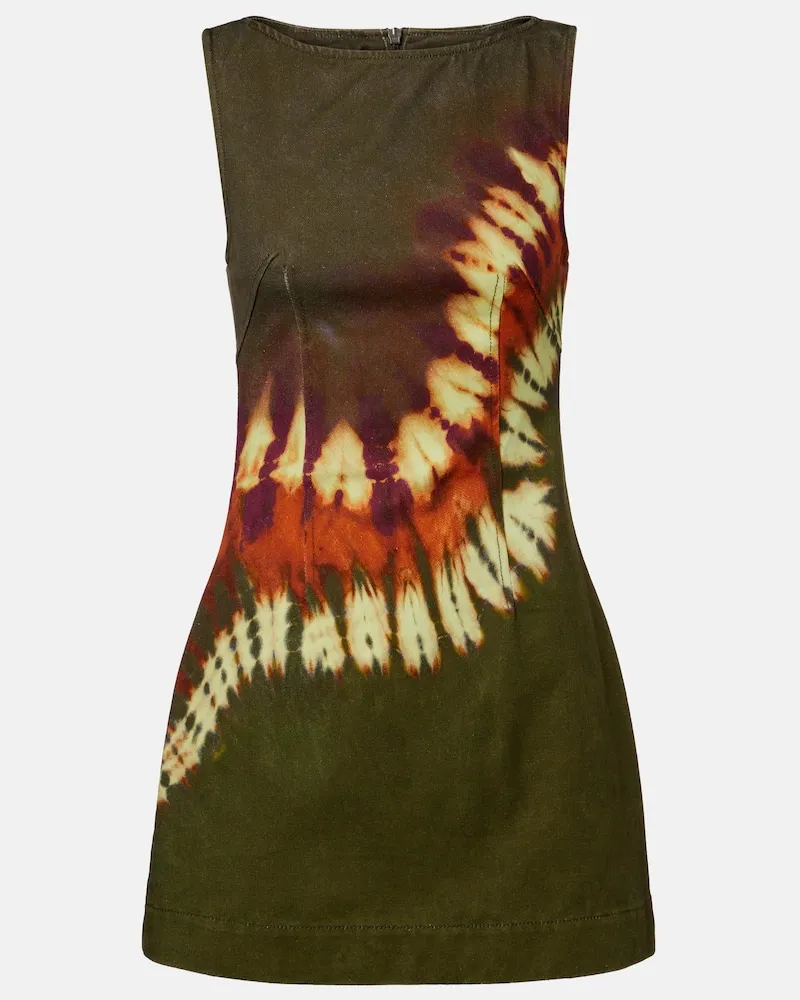 ALEMAIS Alémais Minikleid Marilyn aus Denim Grün