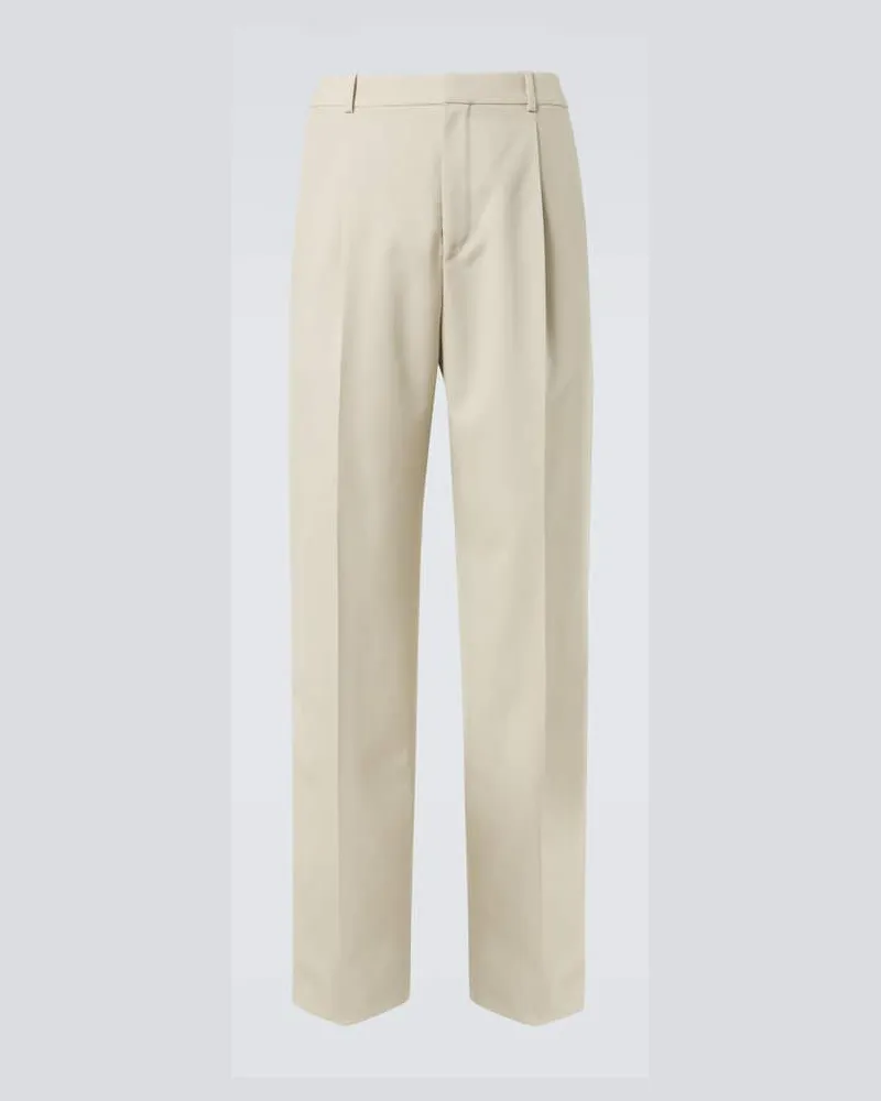 Saint Laurent Anzughose aus Wolle Braun