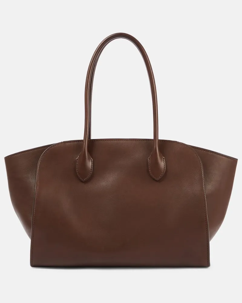 The Row Tote Bag Marlo 12 aus Leder Braun