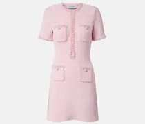 Verziertes Minikleid aus Strick