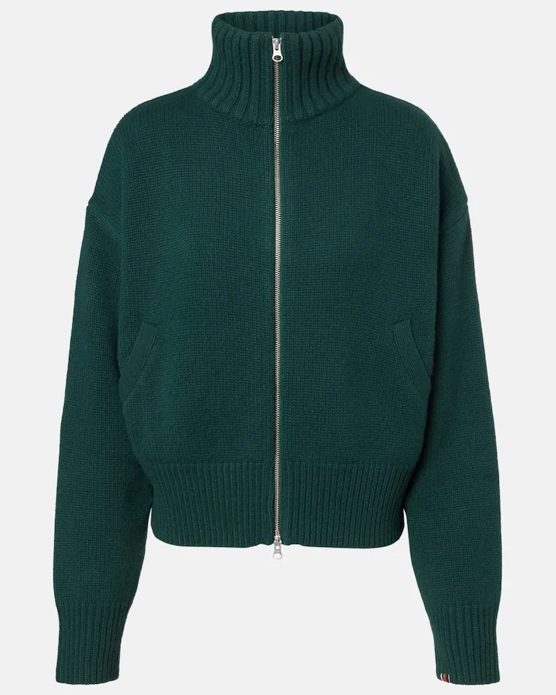 extreme cashmere Cardigan Xtra Fab aus Kaschmir Grün