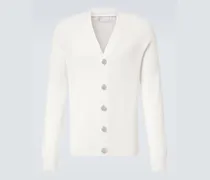 Cardigan aus Rippstrick