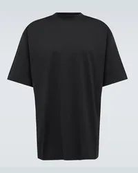 Balenciaga T-Shirt aus Baumwoll-Jersey Schwarz