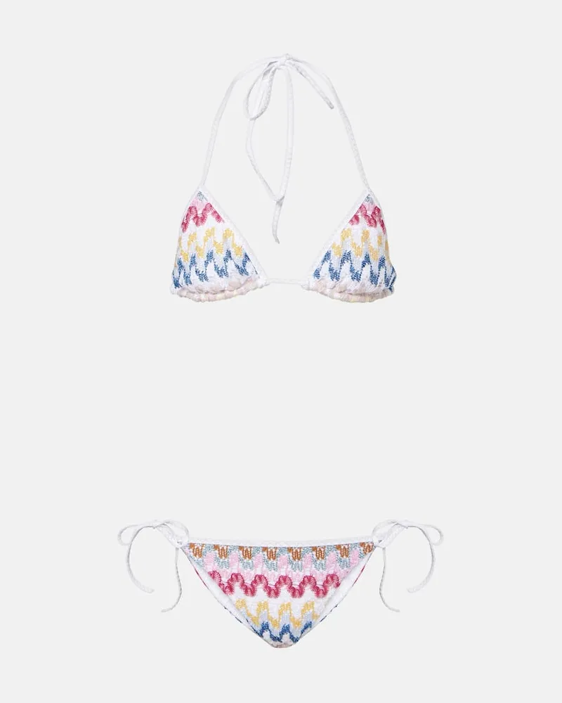 Missoni Bikini aus Häkelstrick Multicolor