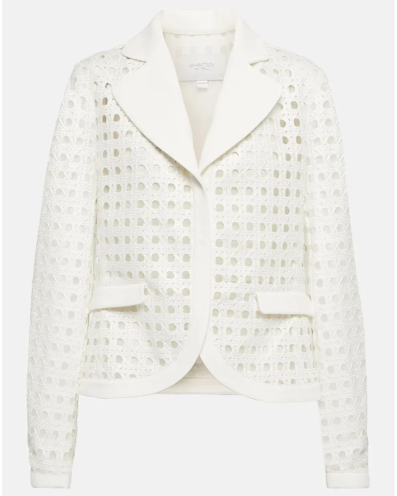 Giambattista Valli Jacke Weiss