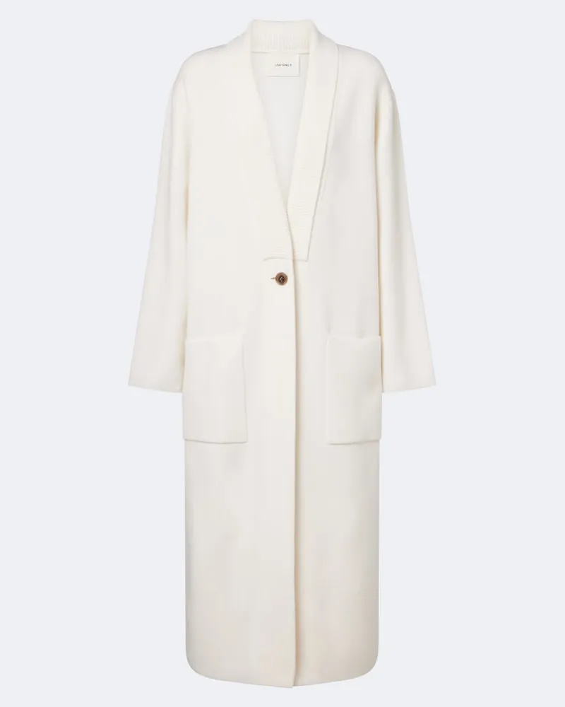 Lisa Yang Mantel Emei aus Cashmere Weiß