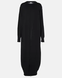 Alaïa Alaia Pulloverkleid aus Wolle Schwarz