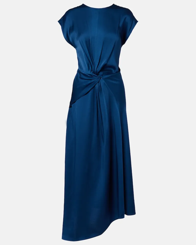 Victoria Beckham Midikleid Aria Blau