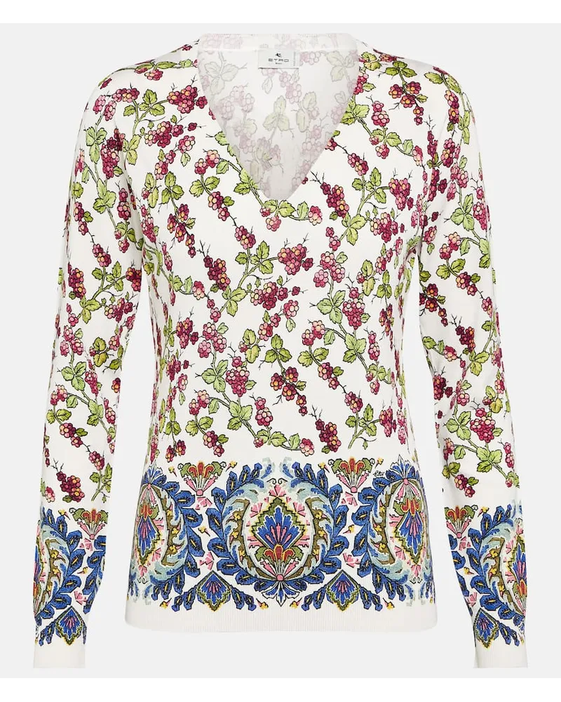 Etro Pullover aus einem Seidengemisch Multicolor