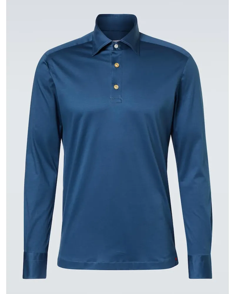 Kiton Polohemd aus Baumwolle Blau