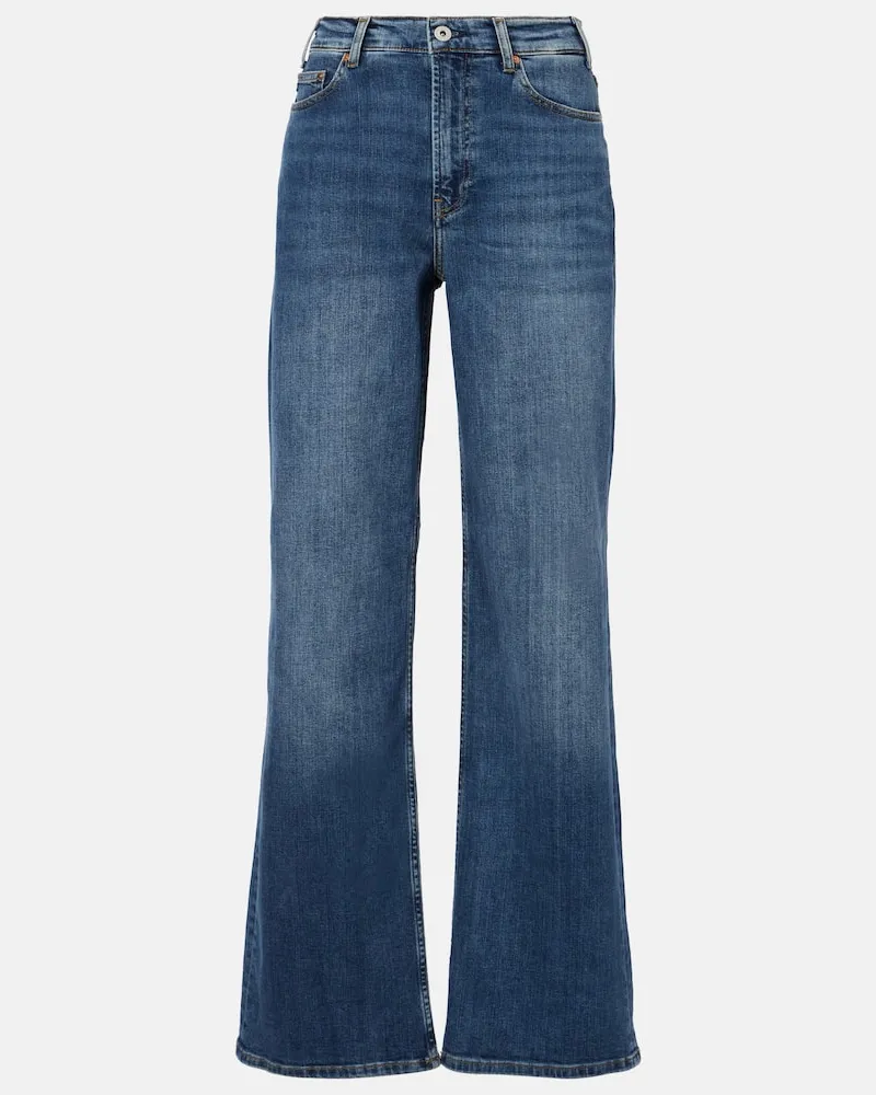 Adriano Goldschmied Wide-Leg Jeans New Baggy Blau