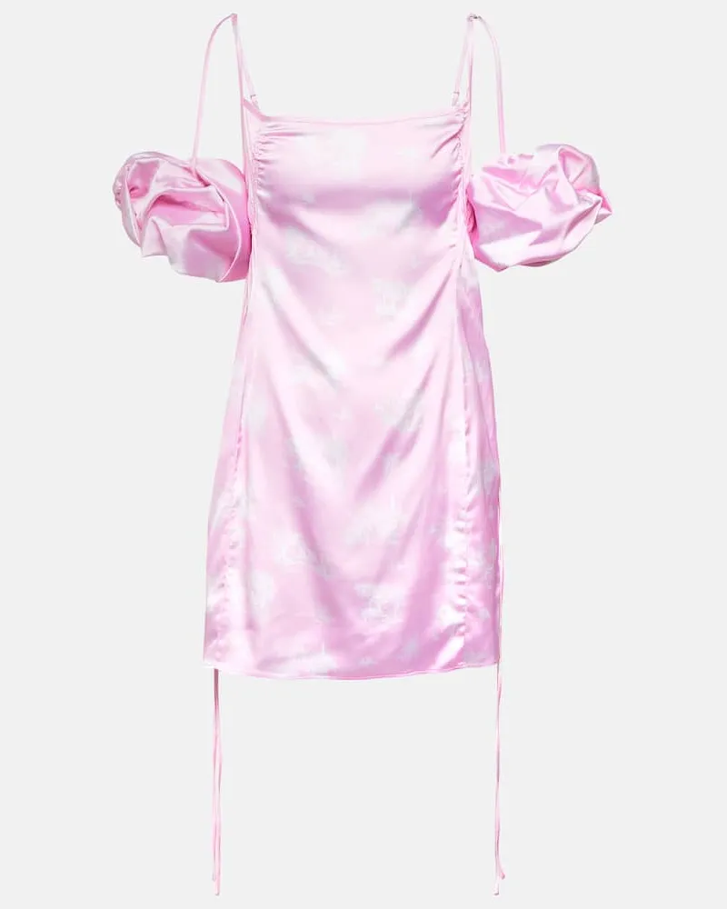 Jacquemus Minikleid La Mini Robe Chouchou Rosa