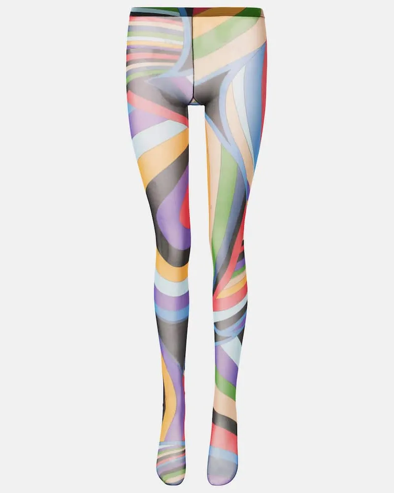 Emilio Pucci Strumpfhose Iride Rosa
