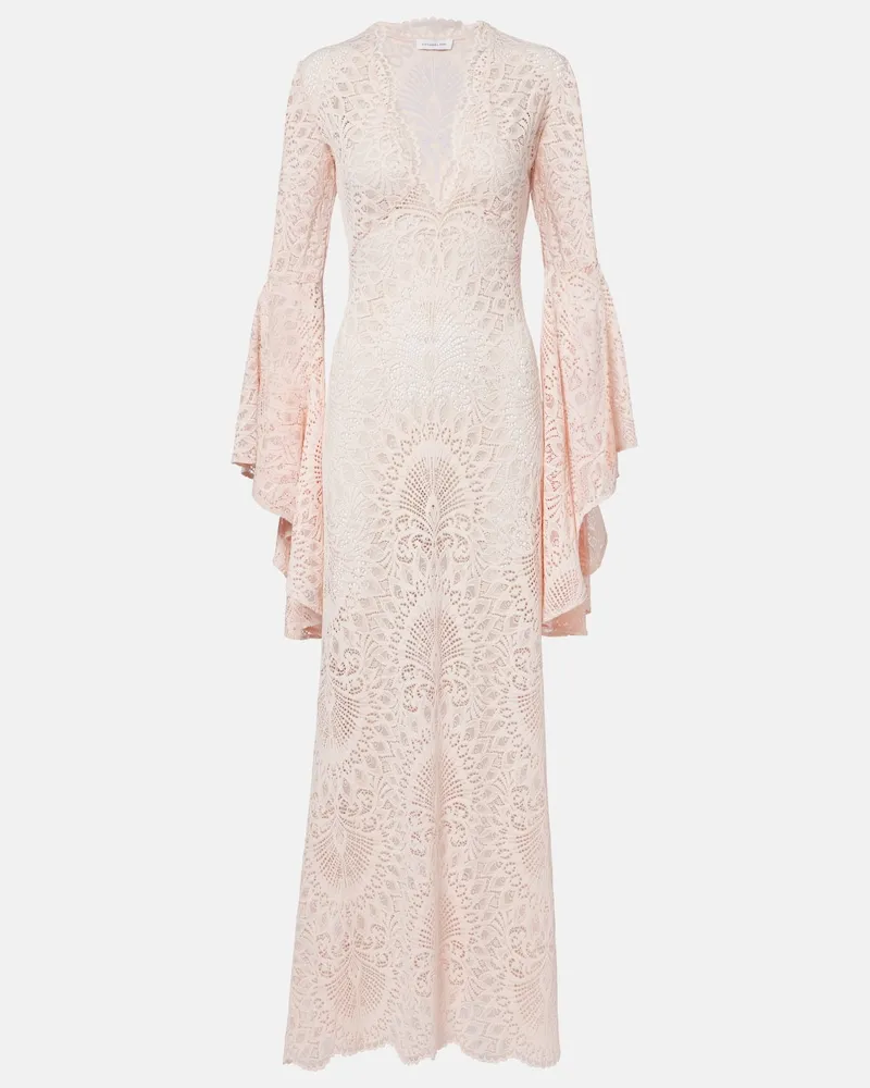Alexandra Miro Maxikleid Amara aus Spitze Rosa