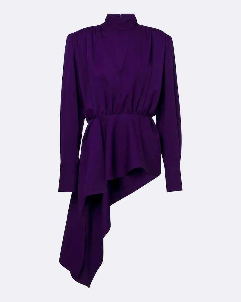 Thierry Mugler Bluse aus Wolle Violett