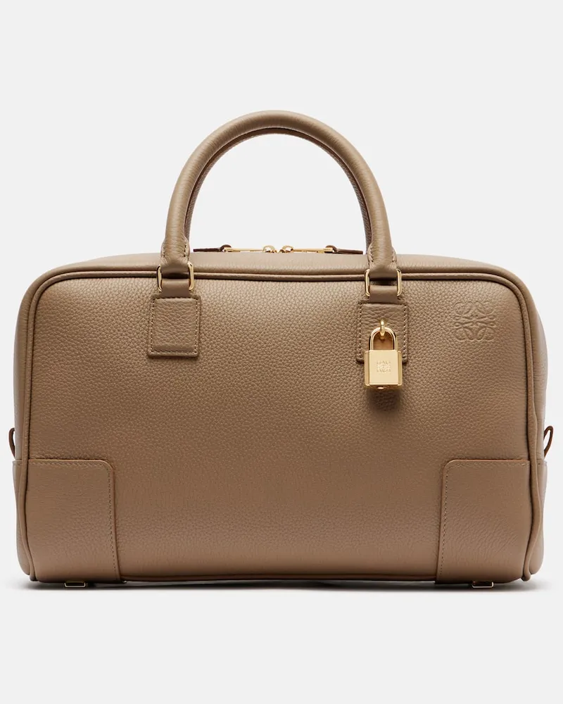 Loewe Tote Bag Amazona 28 aus Leder Beige