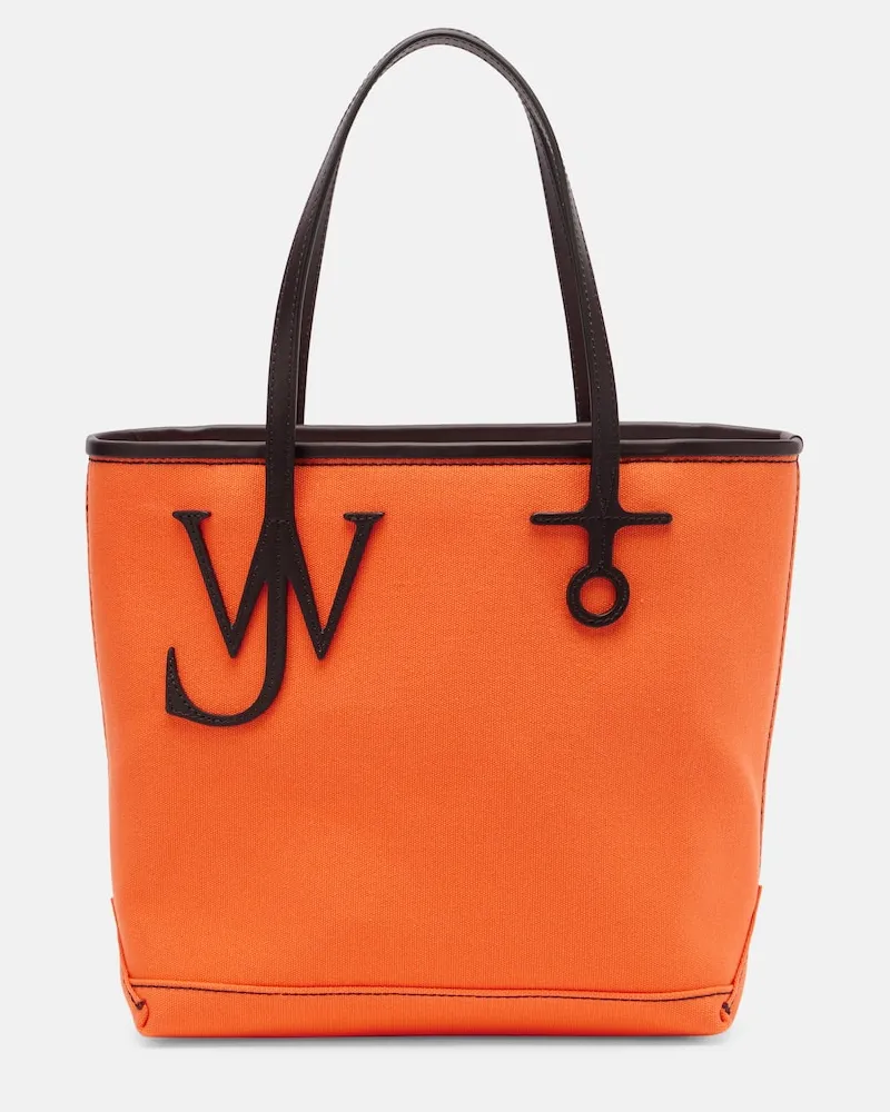 J.W.Anderson Tote Bag Anchor Small mit Leder Orange