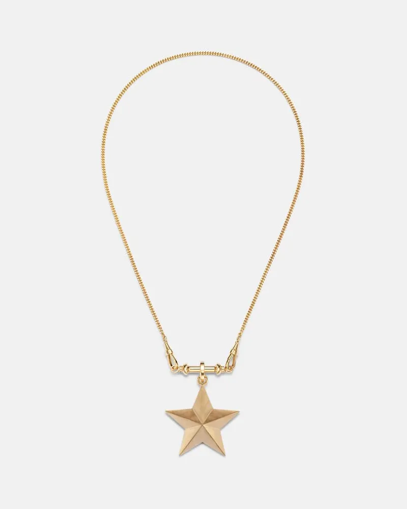 Marie Lichtenberg Halskette Connector aus 18kt Gelbgold mit Diamanten und Jaspis Gold