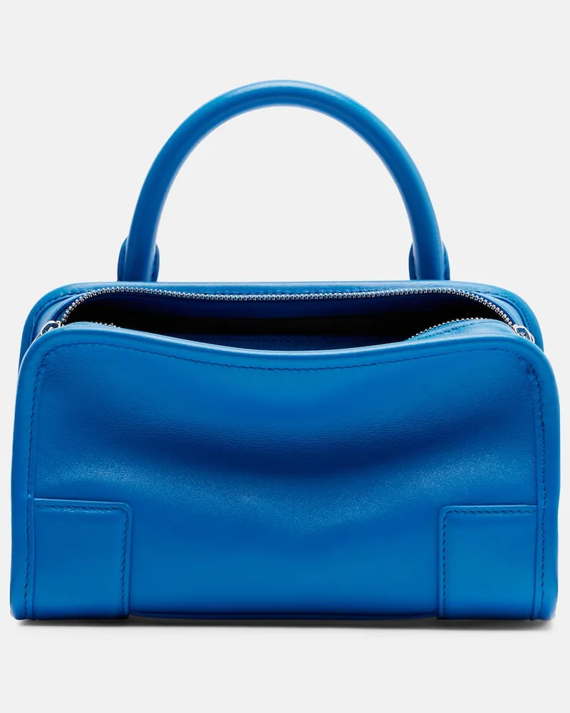 Loewe Henkeltasche Amazona 180 Mini aus Leder Blau