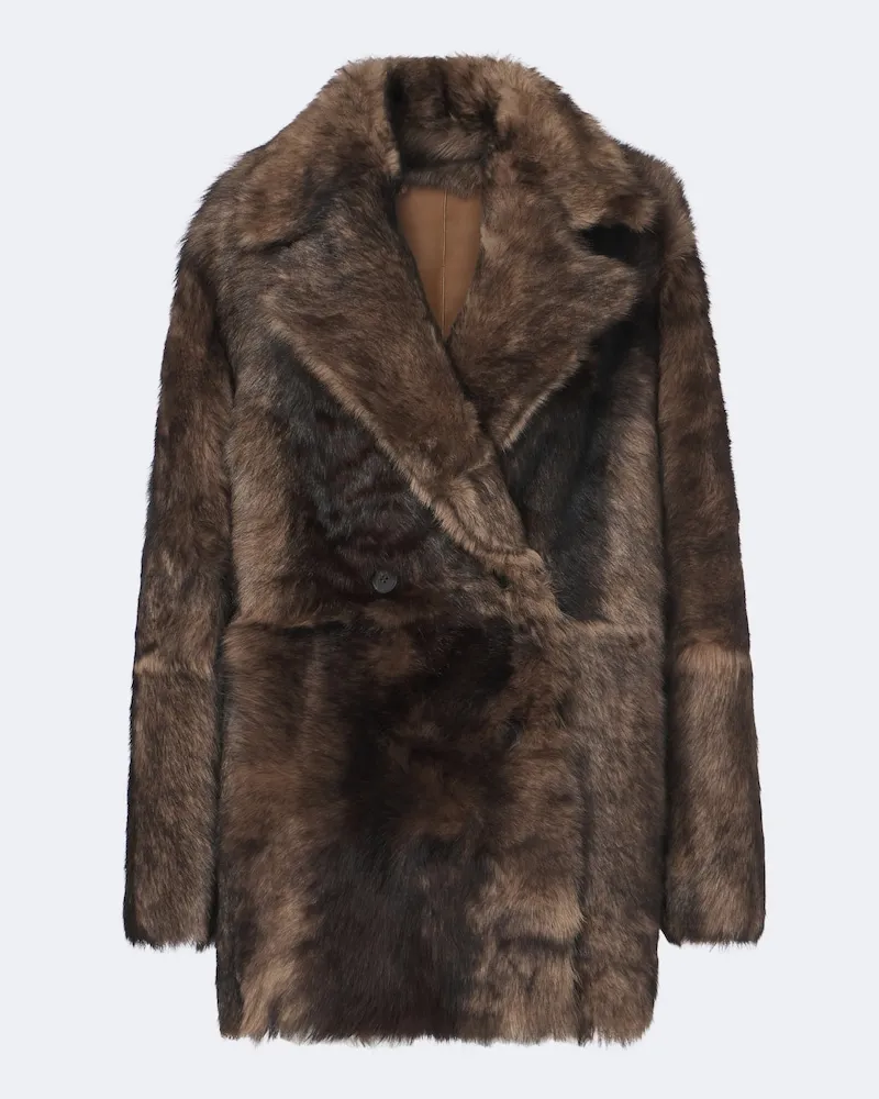 Arma Wendbare Cabanjacke Altina aus Shearling Braun