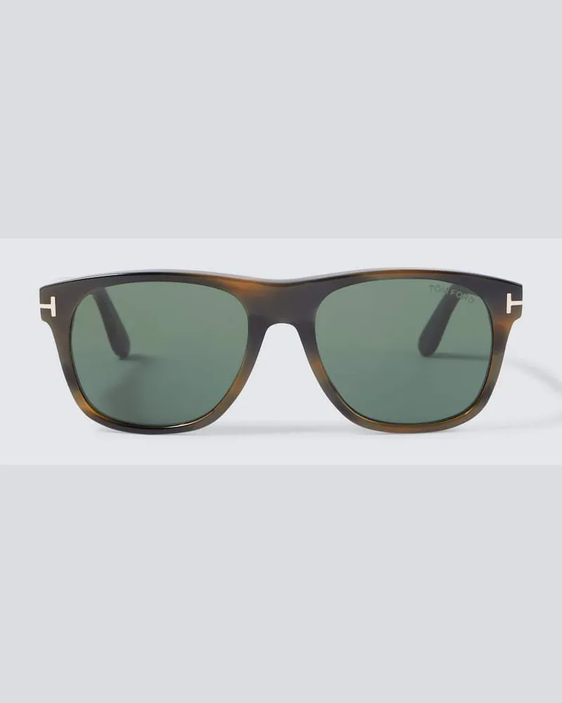 Tom Ford Eckige Sonnenbrille Marlon Braun