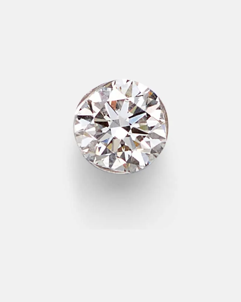 Maria Tash Einzelner Ohrring aus 18kt Weißgold (750/1000) mit Diamant Silber