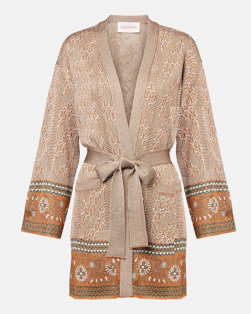 Valentino Garavani Cardigan aus Jacquard Multicolor